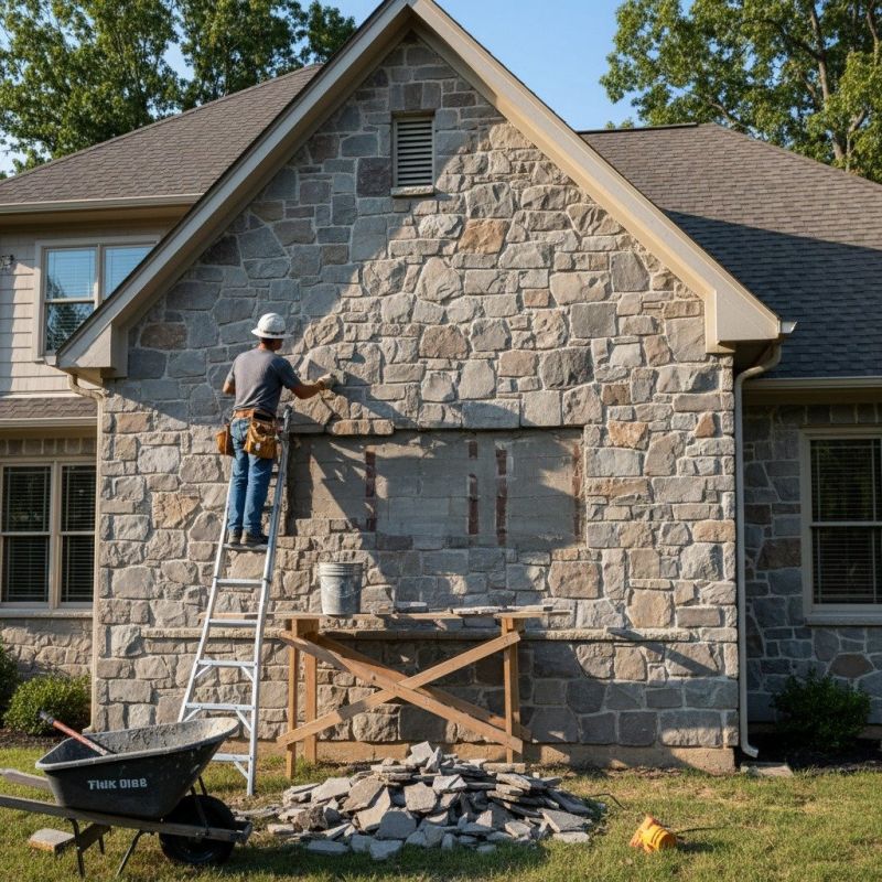 Stone Facade Installation