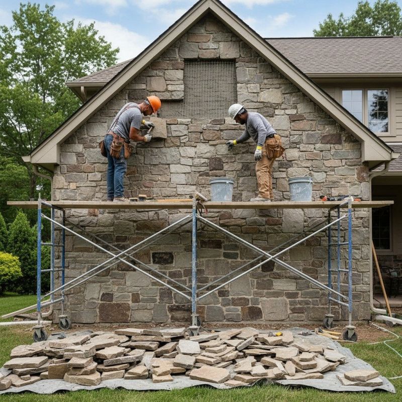 Stone Facade Installation